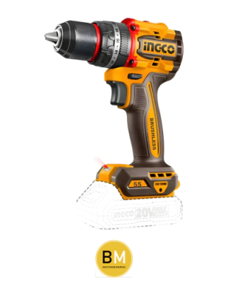ATORNILLADOR 20V - TALADRO PERCUTOR 55NM - 13mm -  S/CARG/BAT