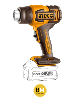PISTOLA CALOR 20V - 550*C - S/BAT/CARG